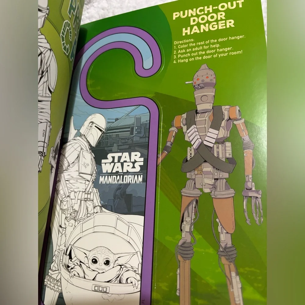 NWT Star Wars Mandalorian Kids Coloring & Activity Book